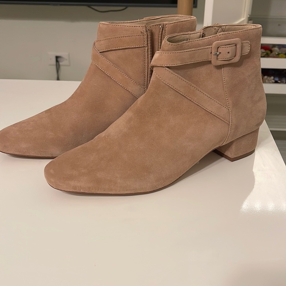 H&M Suede Booties Sz 41